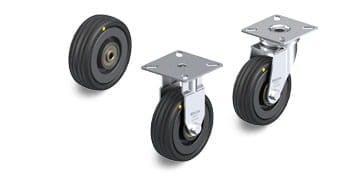 VPA-EL electrically conductive and antistatic wheels and casters