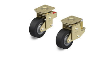 SE spring-loaded wheels and casters
