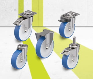 POTHS stainless steel wheel and caster series