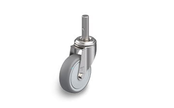 TPA stainless steel swivel casters with stem