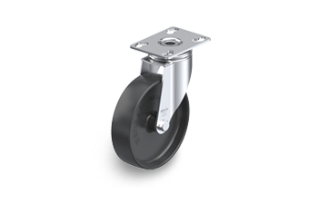 POA Swivel casters with plate