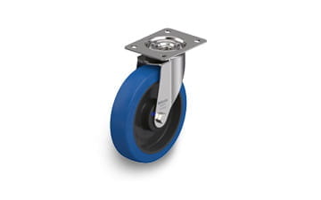 POBS stainless steel swivel casters with plate