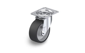ALSI heat-resistant swivel casters with plate