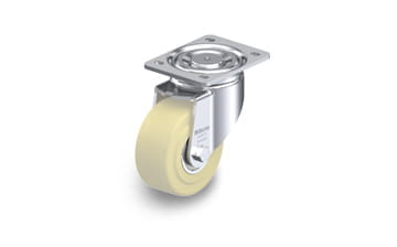 GSPO nylon and compressed cast nylon swivel casters with plate