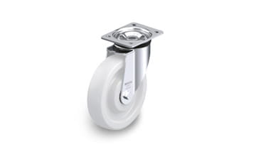 SPO nylon and compressed cast nylon swivel casters with plate