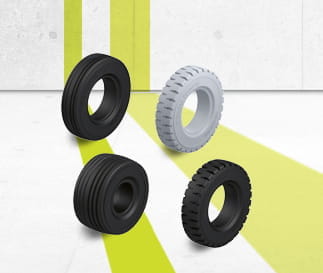 BSEV super-elastic solid rubber tire series