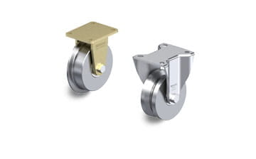 BS-SPKVS and BH-DSPK flanged rigid caster series