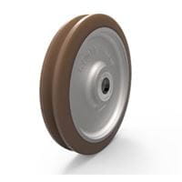 Heavy duty wheel with Blickle Besthane® polyurethane tread, with cast iron wheel center GB 500x80/60K-921269