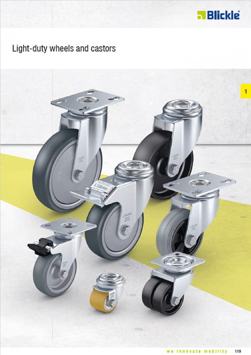 Chapter 1 Light duty wheels and casters